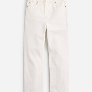 Madewell The '90s Straight Crop Jean in Tile White Sz 27